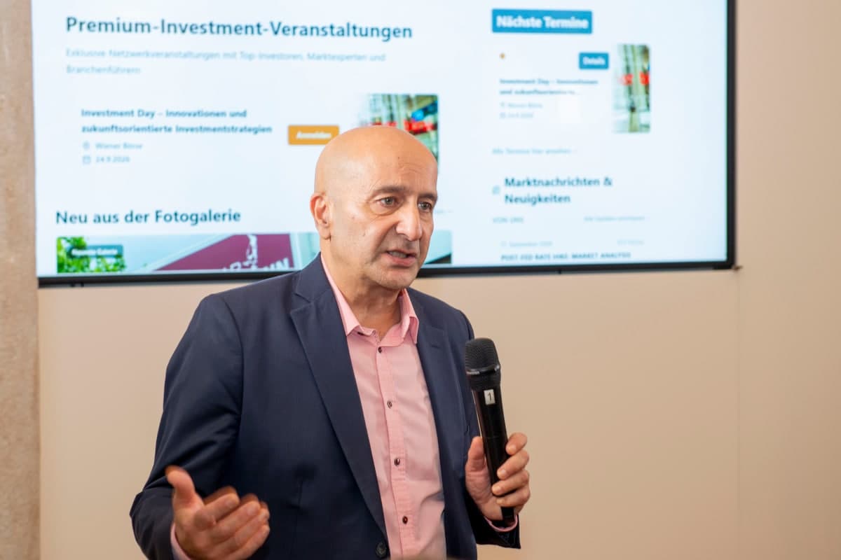 Moderation beim Investmentday